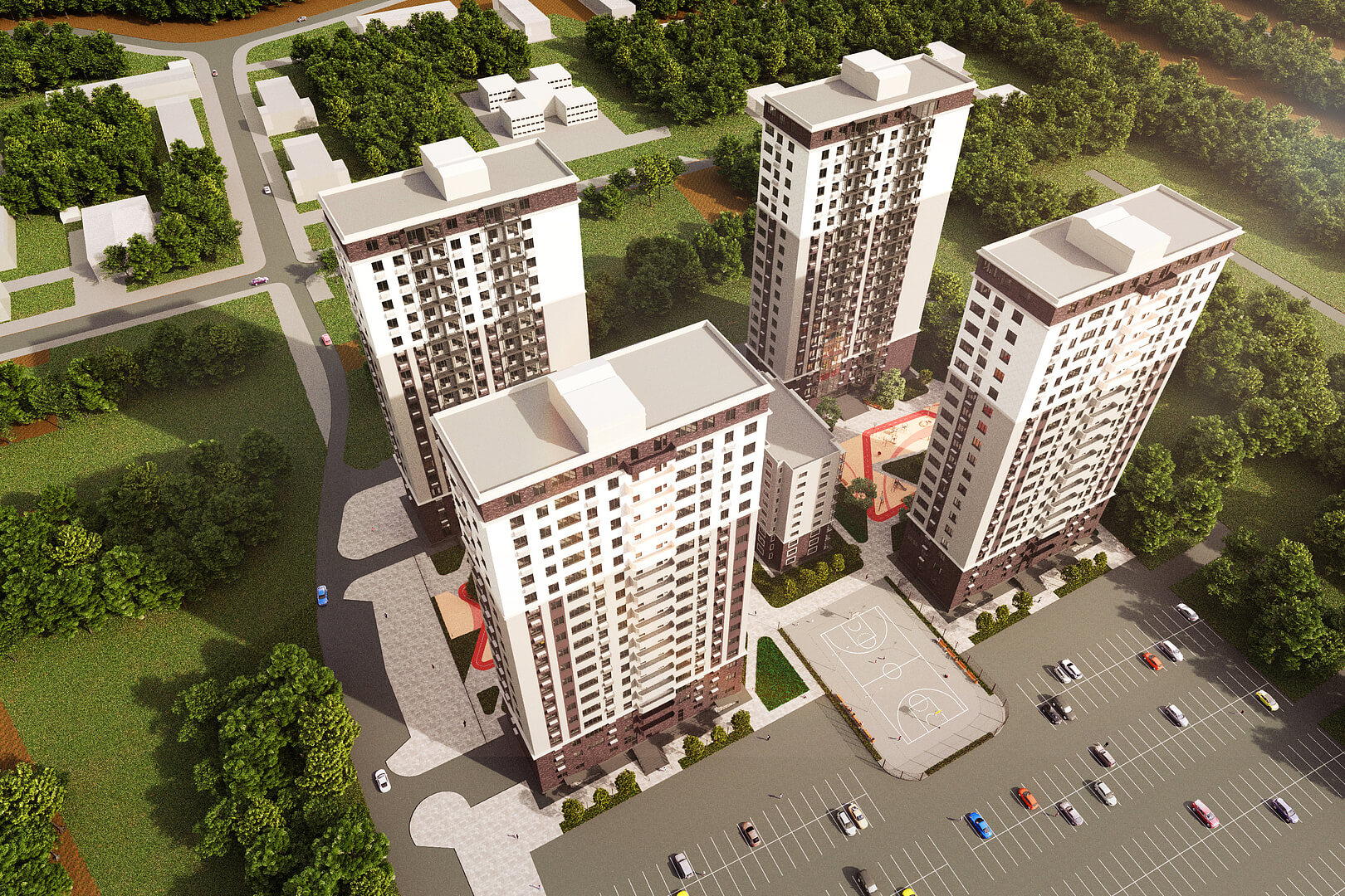 Краснодаре жилой модуль ландшафт Краснодаре жилой модуль ландшафт